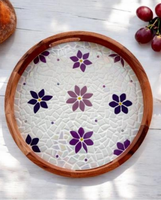 Pop of Purple Tray