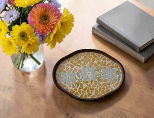 Flowery Lemon Tray
